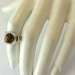 Laden Sie das Bild in den Galerie-Viewer, Vintage Damenring Tigerauge / 835 Silber 48 15,3 mm Ø