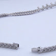 Laden Sie das Bild in den Galerie-Viewer, Vintage Collier mit 0.45 ct. Brillanten / 750er 18 Karat Gold 42 cm