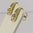 Laden Sie das Bild in den Galerie-Viewer, Vintage Ohrstecker mit Zirkonia 0.25 ct 750er 18 Karat Gelbgold