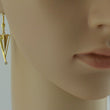 Laden Sie das Bild in den Galerie-Viewer, Ohrstecker mit Zirkonia - 375er 9 Karat Gold