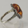 Laden Sie das Bild in den Galerie-Viewer, Vintage Ring - mit Bernstein / 925er Silber