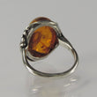Laden Sie das Bild in den Galerie-Viewer, Vintage Ring - mit Bernstein / 925er Silber
