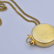 Laden Sie das Bild in den Galerie-Viewer, GENEVE 17 Jewels Halsketten Uhr - Anhänger / Handaufzug / vergoldet