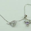 Laden Sie das Bild in den Galerie-Viewer, Vintage Damen Halskette 925er Silber & Anhänger mit Amethyst