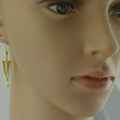 Laden Sie das Bild in den Galerie-Viewer, Ohrstecker mit Zirkonia - 375er 9 Karat Gold