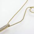 Laden Sie das Bild in den Galerie-Viewer, Goldkette mit Anhänger Zirkonia 333er 8 Karat Gelgold 50cm