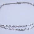 Laden Sie das Bild in den Galerie-Viewer, Vintage Collier mit 0.45 ct. Brillanten / 750er 18 Karat Gold 42 cm
