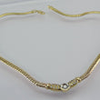 Laden Sie das Bild in den Galerie-Viewer, Collier mit ca. 0.70 ct. Diamanten / 585er 14 K Gold / ca. 44 cm