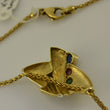 Laden Sie das Bild in den Galerie-Viewer, Kette & Diamant Anhänger mit div. Edelsteine / 585er 14 K Gold 43 cm