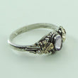 Laden Sie das Bild in den Galerie-Viewer, Vintage Damenring 925er Silber mit Amethyst 55 17,5 mm Ø