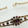 Laden Sie das Bild in den Galerie-Viewer, Vintage Armband mit „Böhmischen Granat“ / 333er Gelbgold - 8 Karat