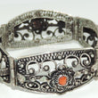 Laden Sie das Bild in den Galerie-Viewer, Vintage Damen Armband/ 800er Silber mit Koralle