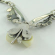 Laden Sie das Bild in den Galerie-Viewer, Vintage Damen Trachtenschmuck Collier 835er Silber ,,Eichenblattdekor''