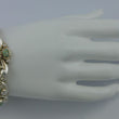 Laden Sie das Bild in den Galerie-Viewer, Vintage Damenarmband mit Türkis / versilbert