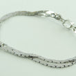 Laden Sie das Bild in den Galerie-Viewer, Teca Vintage Damen Armband 925er Silber mit Zirkonia 18,5 cm