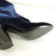 Laden Sie das Bild in den Galerie-Viewer, Vero Cuoio Stiefel Gr. 38,5 Blau Samt Damen Schuhe Boots