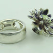 Laden Sie das Bild in den Galerie-Viewer, Vintage "Blume" Damenring 925er Silber 57 18,1 mm Ø