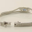 Laden Sie das Bild in den Galerie-Viewer, Silberarmband mit Topas & Zirkonia / 925er Silber