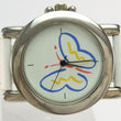 Laden Sie das Bild in den Galerie-Viewer, Damen Armbanduhr mit Schmetterling-Motiv Quartz