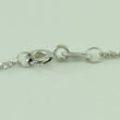 Laden Sie das Bild in den Galerie-Viewer, Vintage Damen 925er Silber Kette mit Farbstein Anhänger