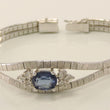 Laden Sie das Bild in den Galerie-Viewer, Silberarmband mit Topas & Zirkonia / 925er Silber