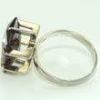 Laden Sie das Bild in den Galerie-Viewer, Vintage Damen Ring mit Rosenquarz / 925er Silber - 59 18,8 mm Ø