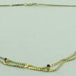 Laden Sie das Bild in den Galerie-Viewer, Vintage Damen Collier 835er Silber vergoldet mit Turmalin