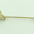 Laden Sie das Bild in den Galerie-Viewer, Vintage Anstecknadel Trachtenschmuck - Eichenblattdekor 585er Gold 14 Karat