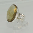 Laden Sie das Bild in den Galerie-Viewer, Solitär-Ring - mit großem Rauchquarz/ 925er Silber Ringgröße 61 19,4 mm Ø