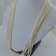 Laden Sie das Bild in den Galerie-Viewer, Vintage Damen Perlenkette & Perlenarmband 62cm 2,6 mm Durchmesser