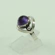 Laden Sie das Bild in den Galerie-Viewer, Vintage Damenring 925er Silber mit Amethyst 51 16,2 mm Ø