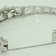 Laden Sie das Bild in den Galerie-Viewer, Damen Armreif Nickel & Silber mit Saphire ca. 0.50 ct und Diamanten ca. 18 ct