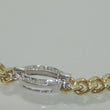 Laden Sie das Bild in den Galerie-Viewer, Vintage Damen Armkette mit 16 Diamanten ca.0.60 ct 14 Karat 585er Gelbgold