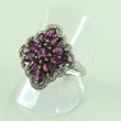 Laden Sie das Bild in den Galerie-Viewer, Damen Ring Amethyst 925er Silber 60 19,1 mm Ø