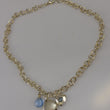 Laden Sie das Bild in den Galerie-Viewer, Schöne Esprit Halskette mit Farbstein 925 Silber mit Anhänger, Collier