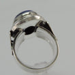 Laden Sie das Bild in den Galerie-Viewer, Vintage Ring mit Lapis Lazuli 925er Silber - Grösse 55 17,5 mm Ø