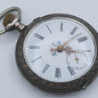 Laden Sie das Bild in den Galerie-Viewer, Taschenuhr 6 Zylindre Galonne 800er Silber Handaufzug