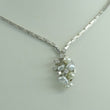 Laden Sie das Bild in den Galerie-Viewer, Damen Collier mit Perlen & Diamanten 0,30ct / 585er 14 Karat Weißgold -42cm-