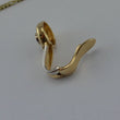 Laden Sie das Bild in den Galerie-Viewer, Vintage Kette mit Anhänger 0.10 ct. Diamant / 585er 14 Karat Gold / ca. 44 cm