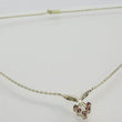 Laden Sie das Bild in den Galerie-Viewer, Vintage Damen Collier 925er Silber mit Turmalin