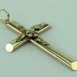 Laden Sie das Bild in den Galerie-Viewer, Antikes Biedermeier Kreuz - 585er 14 Karat Gold