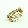 Laden Sie das Bild in den Galerie-Viewer, Vintage Brosche mit Rubine 8 Karat 333er Gold
