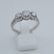 Laden Sie das Bild in den Galerie-Viewer, Past Present Future Ring Diamant 2,0 ct / 585er - 14 K Gold Gr. 55 17,5 mm Ø