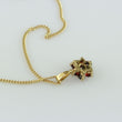 Laden Sie das Bild in den Galerie-Viewer, Vintage Kette mit Zirkonia Turmalin / 333er 8 Karat Gelbgold / ca. 50, cm
