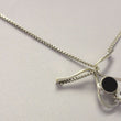 Laden Sie das Bild in den Galerie-Viewer, Weißgold Goldkette 333er mit Onyx und Zirkonia