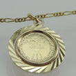 Laden Sie das Bild in den Galerie-Viewer, Vintage Goldkette mit Anhänger Olympiade München 1972 333er 8 Karat Gold 50cm