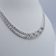 Laden Sie das Bild in den Galerie-Viewer, Vintage Collier mit 0.45 ct. Brillanten / 750er 18 Karat Gold 42 cm
