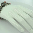 Laden Sie das Bild in den Galerie-Viewer, Vintage Damen Trachten Armband 835er Silber mit Rosenquarz