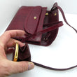 Laden Sie das Bild in den Galerie-Viewer, Vintage Damen Handtasche Maximus echtes Eidechsen Leder made in Italy