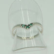 Laden Sie das Bild in den Galerie-Viewer, Vintage Damen Ring mit Turmalin / 925er Silber - 53 16,8 mm Ø